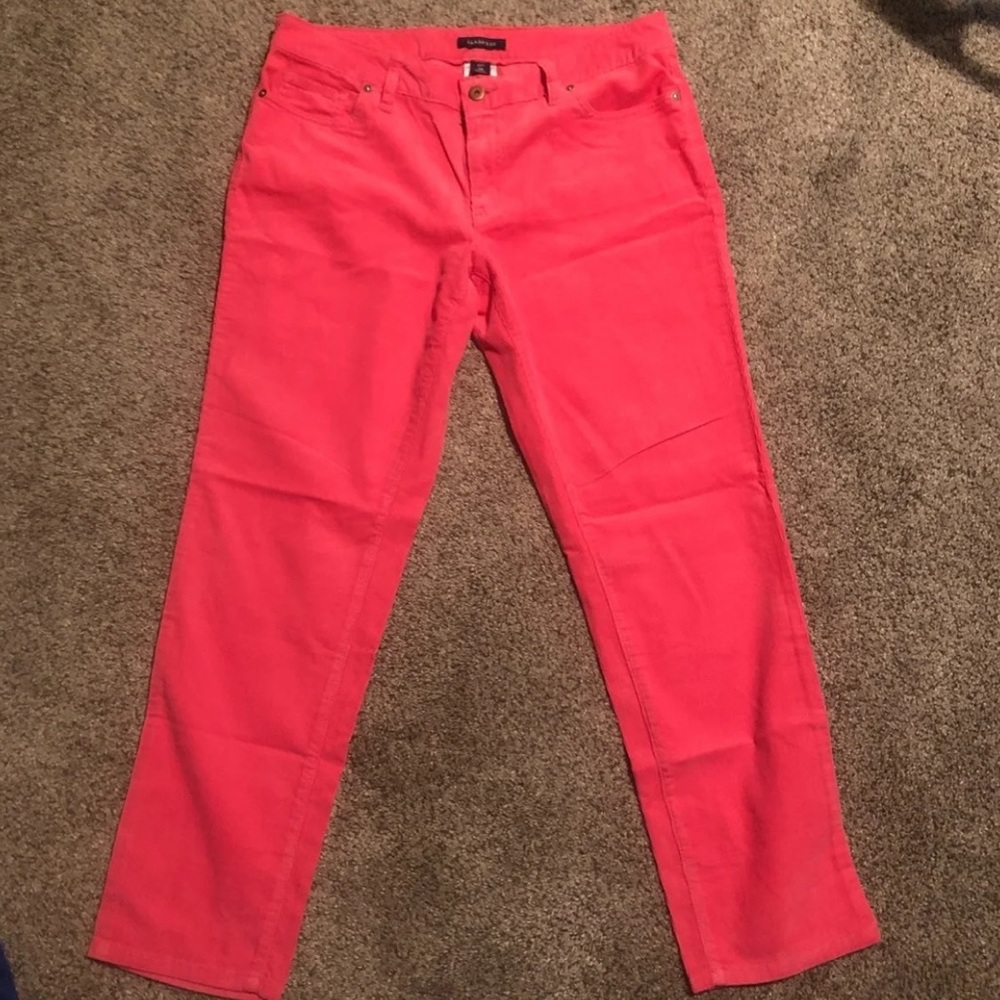 Lands End corduroy pink pants